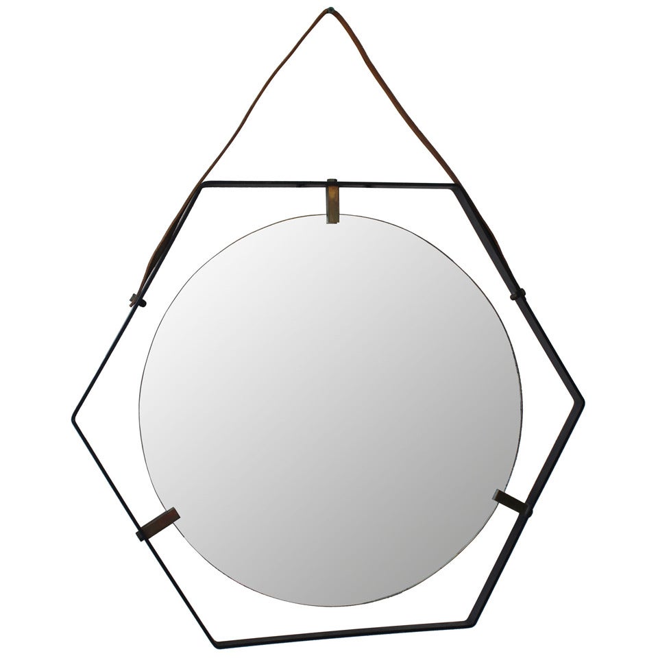 Italian Hexagonal Mirrors