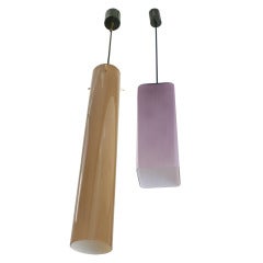 Italian Cased Glass Pendants 8
