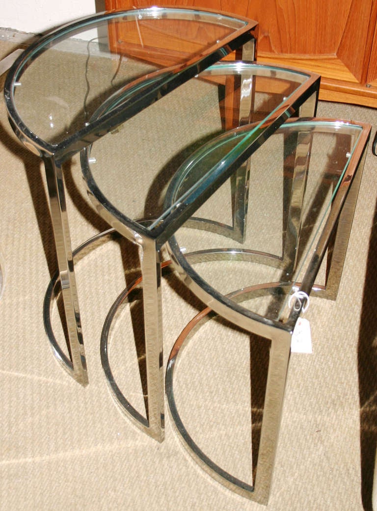 Milo Baughman Nested Tables