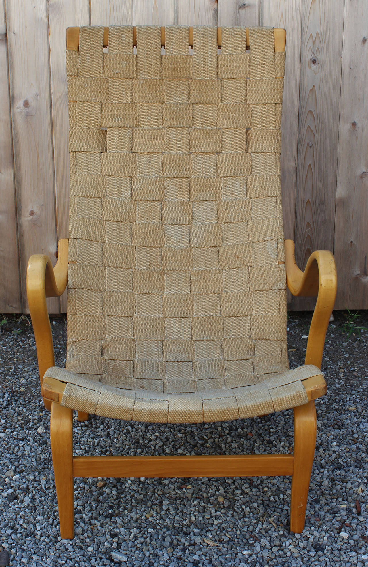 Mid-Century Modern Bruno Mathsson Pernilla Lounge Chair