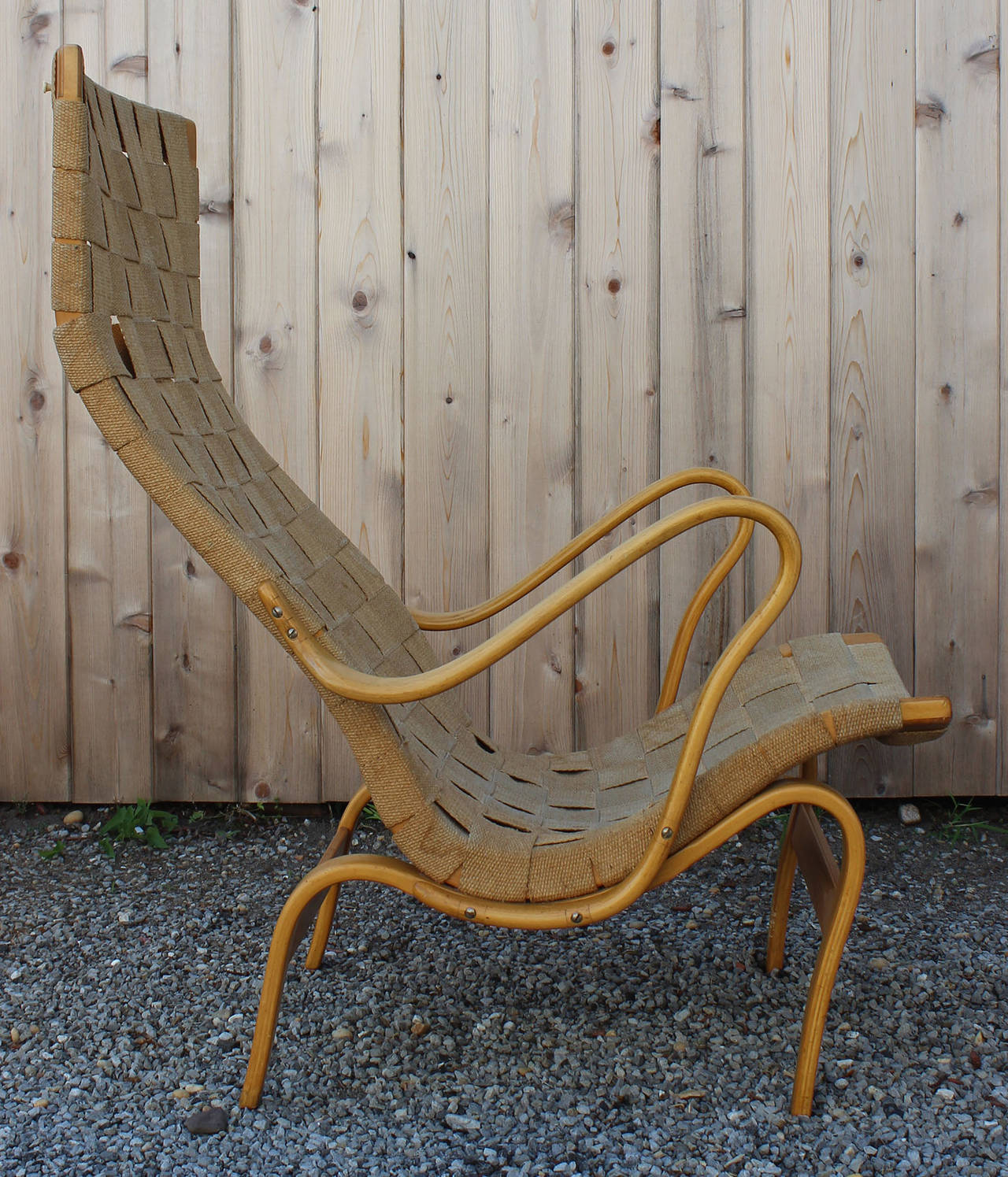 Swedish Bruno Mathsson Pernilla Lounge Chair