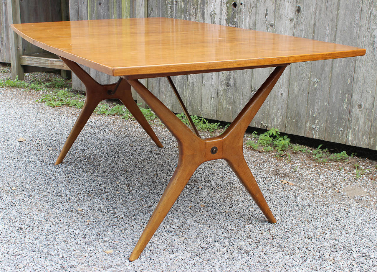 Swedish Dining Table In Good Condition In Southampton, NY