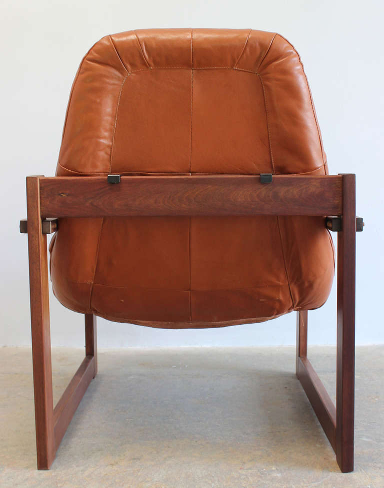 Mid-Century Modern Percival Lafer Chair and Ottoman