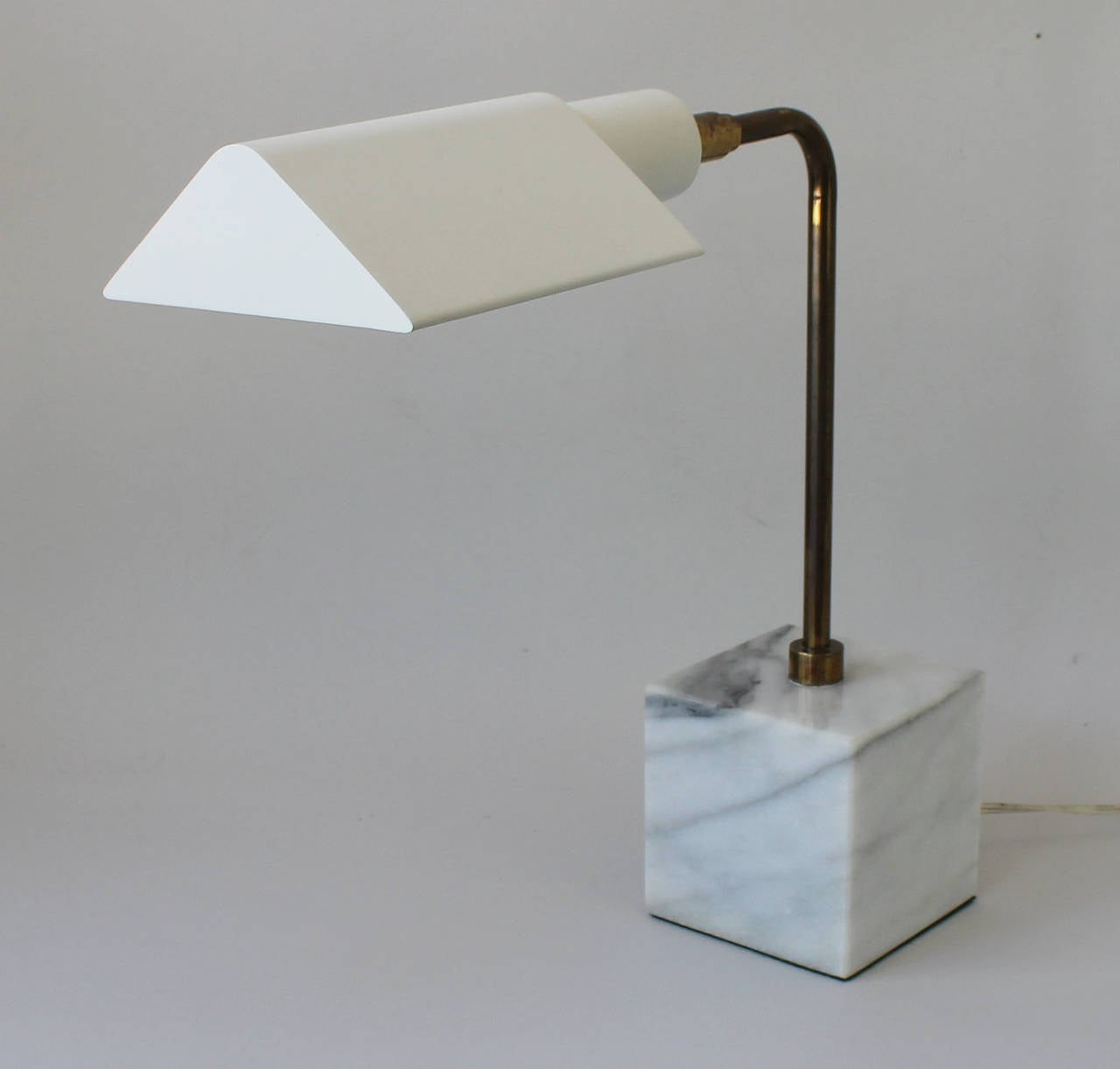 Marble Koch and Lowy Desk Lamp For Sale