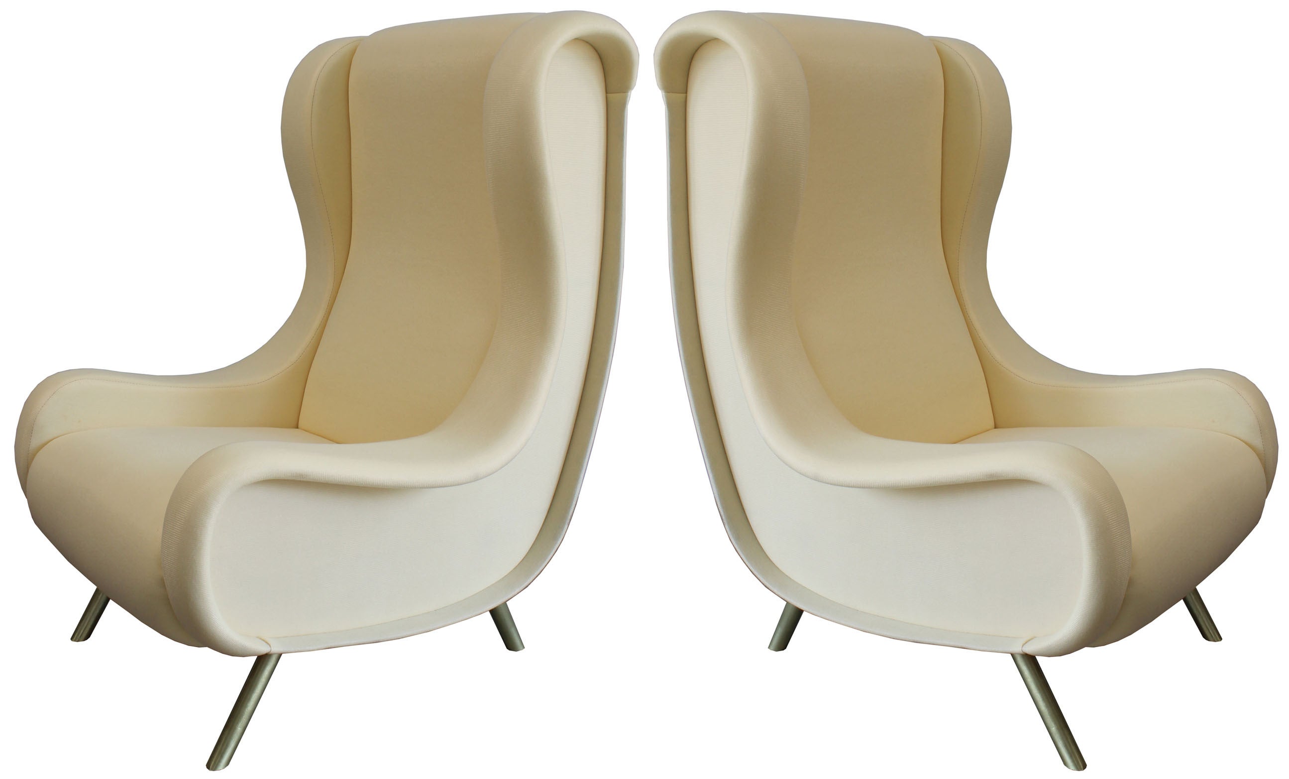 Pair of Marco Zanuso Señor Chairs