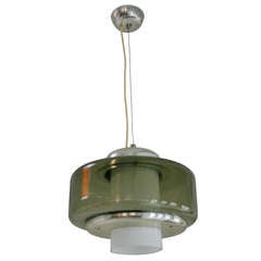 Italian Smoke Glass Pendant 11