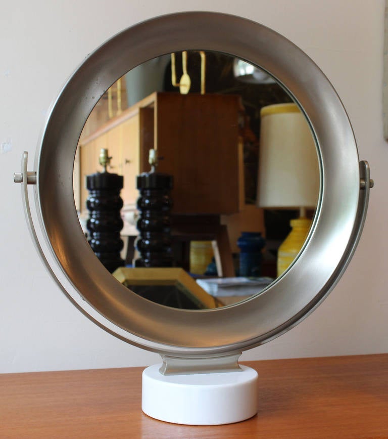 Mid-Century Modern Sergio Mazza Swivel Mirror For Sale