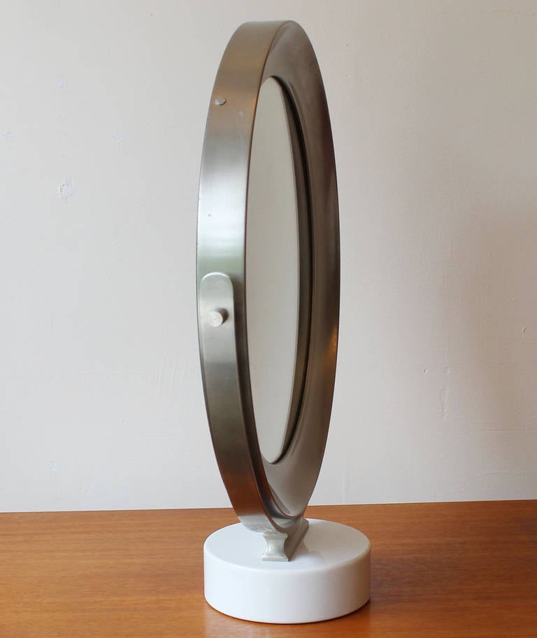Sergio Mazza Swivel Mirror In Excellent Condition For Sale In Southampton, NY
