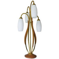 Large Botanical Table Lamp