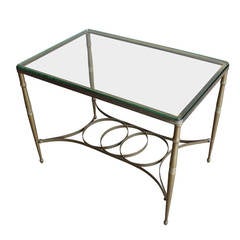 Italian Brass Side Table