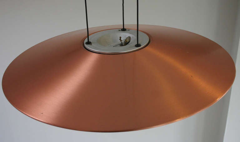 Foscarini Copper Pendant In Good Condition In Southampton, NY