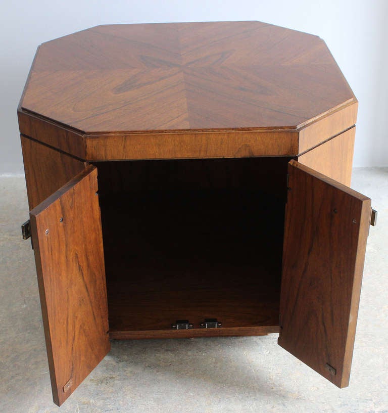 Late 20th Century Pair Octagonal End Tables
