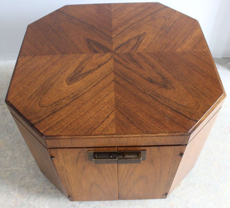 American Pair Octagonal End Tables