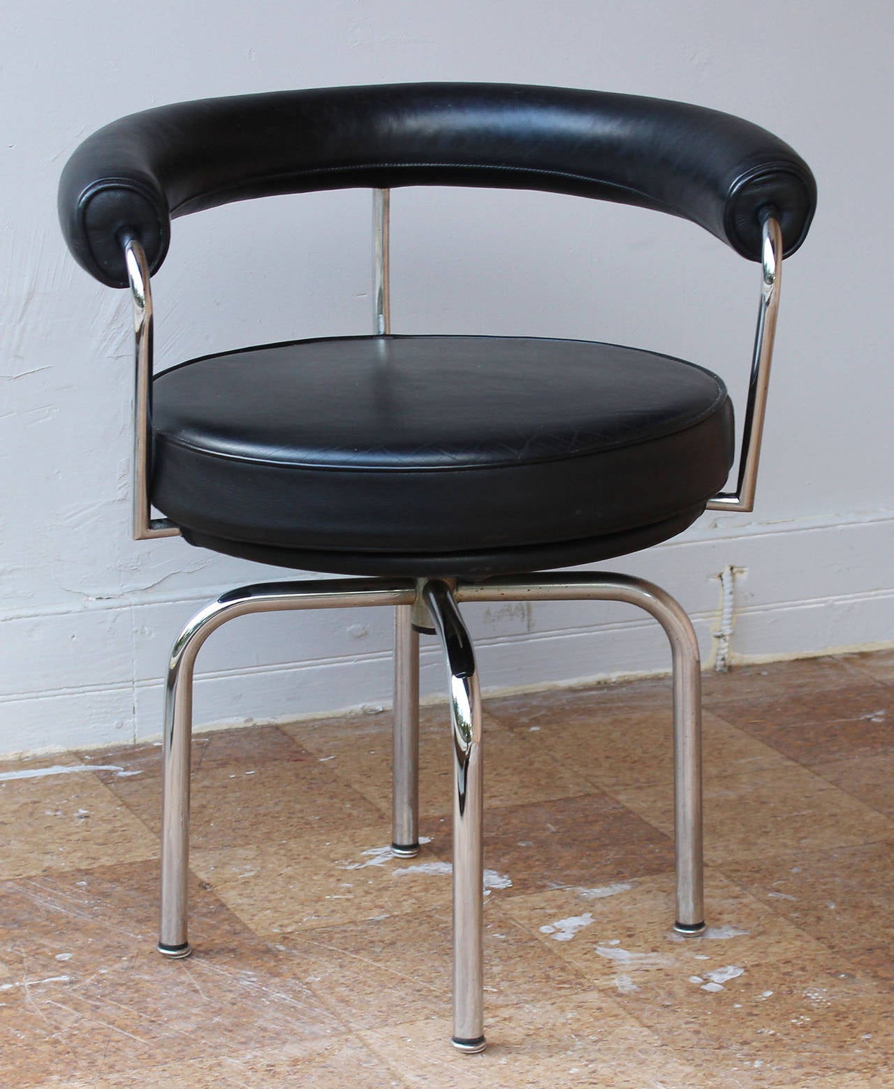 Mid-Century Modern Set of Six LC7 Jeanneret, Perriand, LeCorbusier Chairs