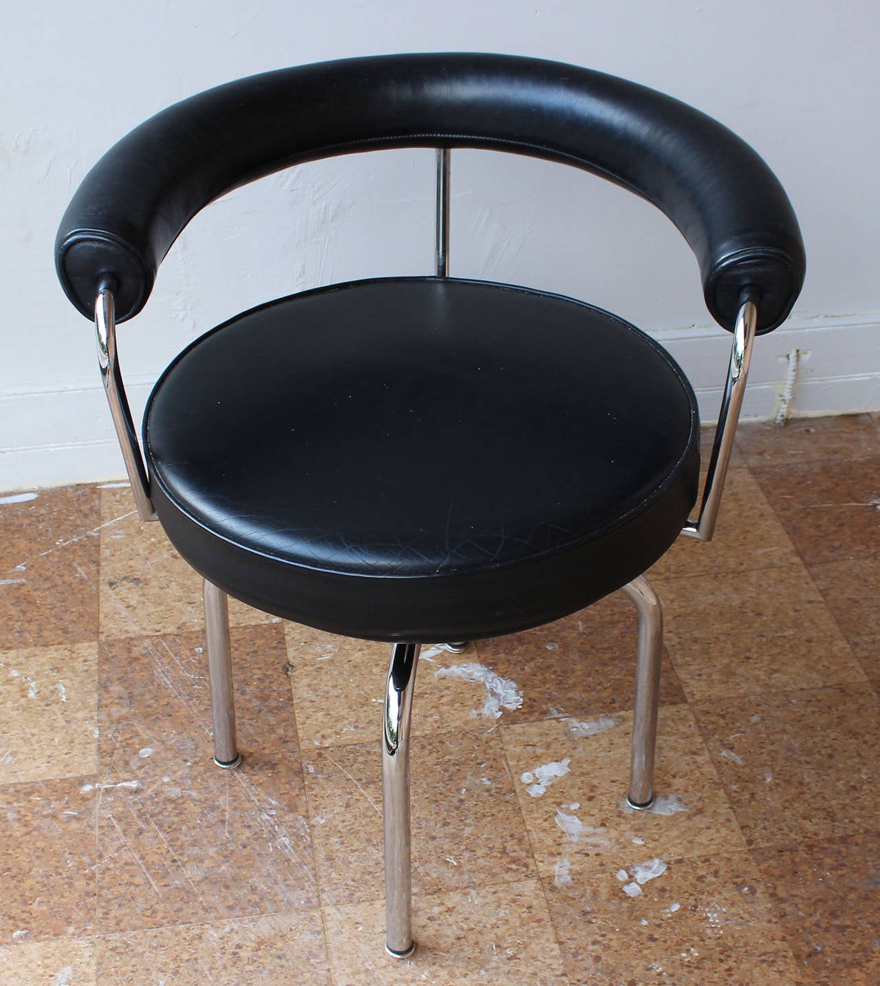 Italian Set of Six LC7 Jeanneret, Perriand, LeCorbusier Chairs