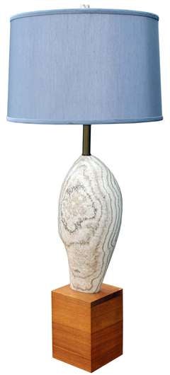 Striped Marble Lamp