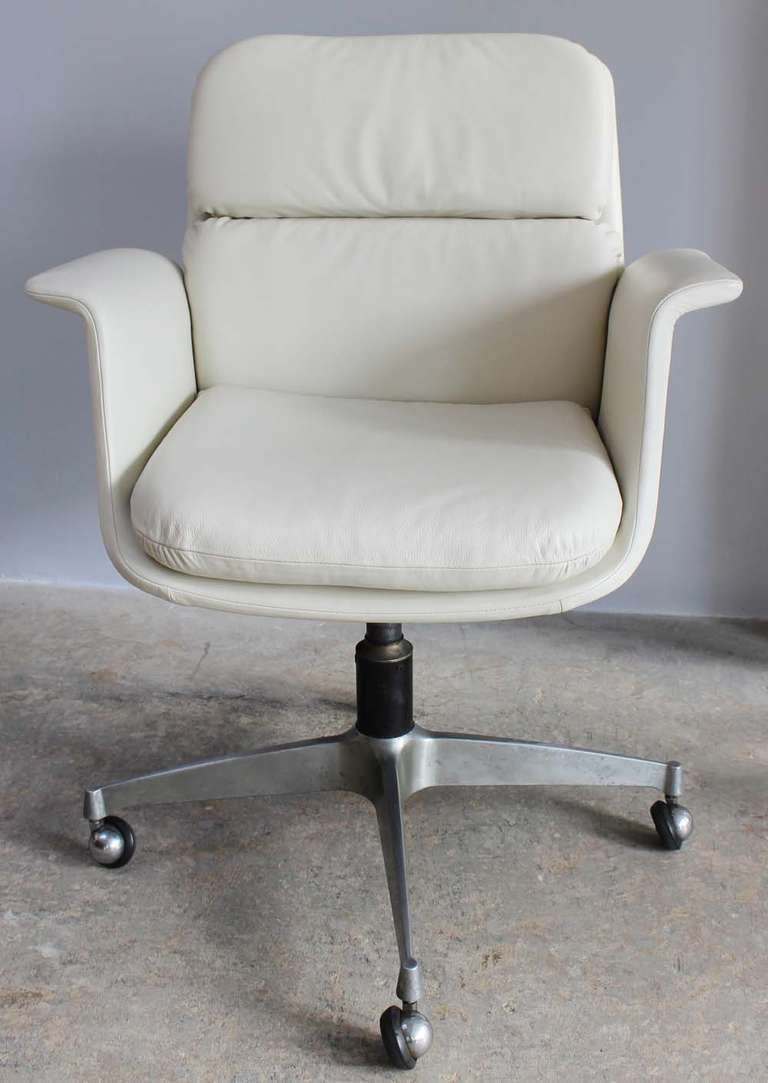 Mid-Century Modern Italian Swivel Desk Chair