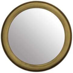Sergio Mazza Patinaed Brass Mirror Sergio Mazza Patinaed Brass Mirror
