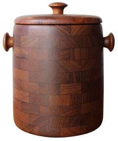 Teak End Grain Ice Bucket