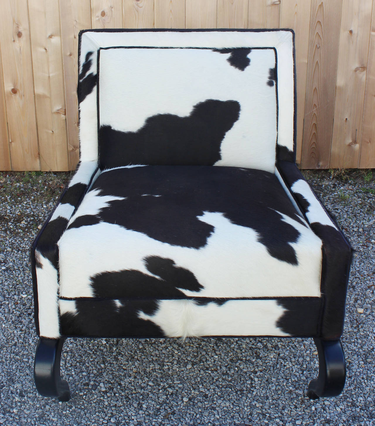 American Pair of Pony Slipper Chairs For Sale