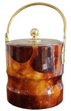 Faux Parchment Ice Bucket