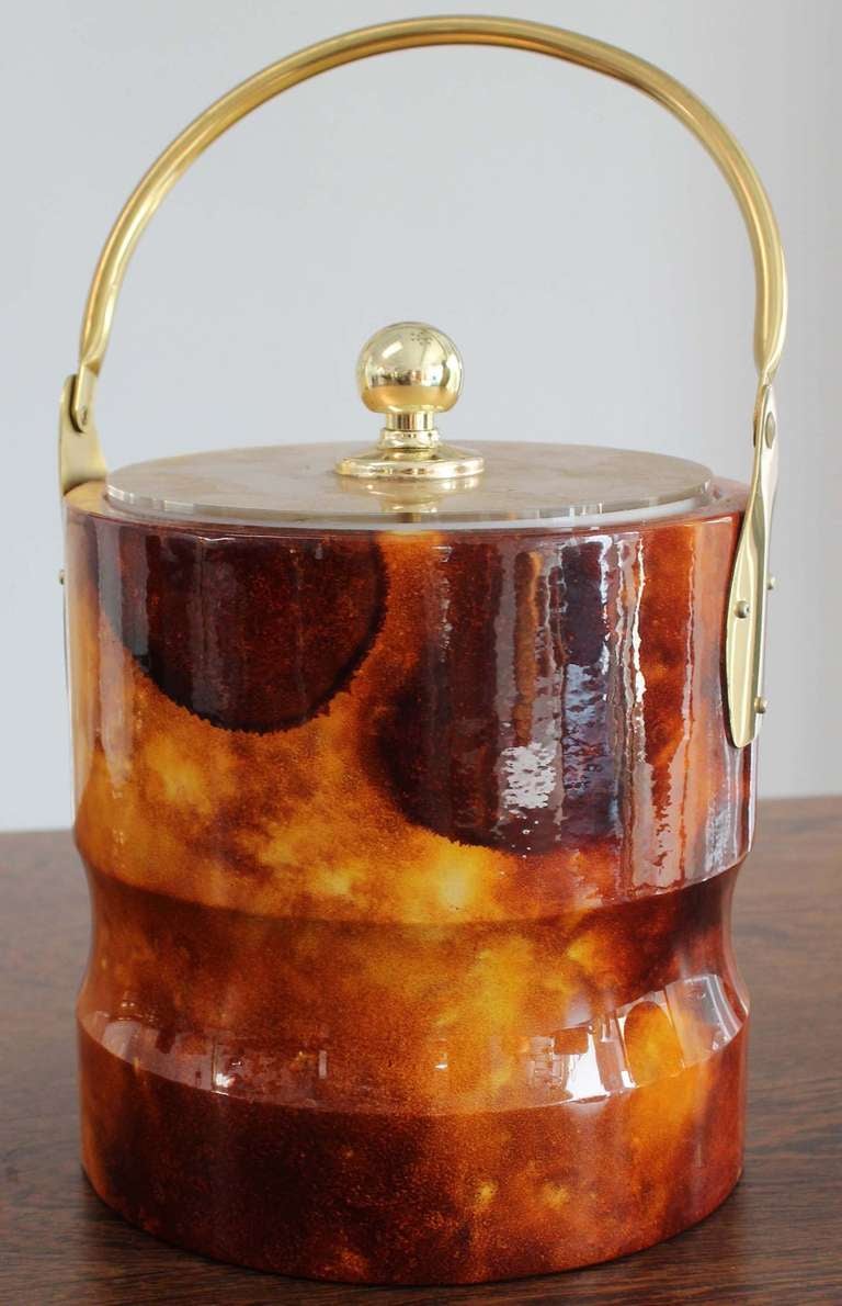 Faux Parchment Ice Bucket