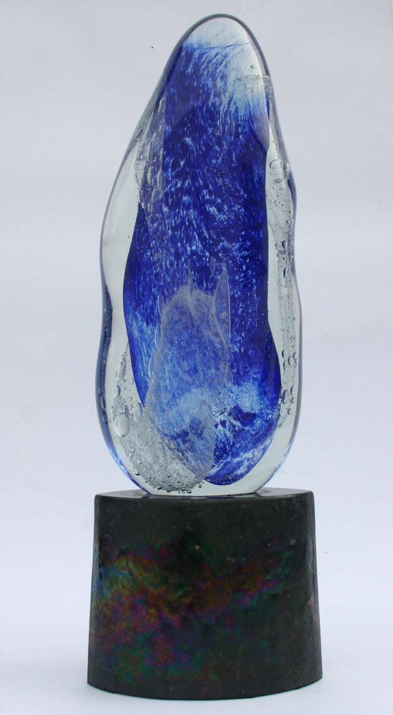 Murano Glass Sculpture In Excellent Condition In Southampton, NY