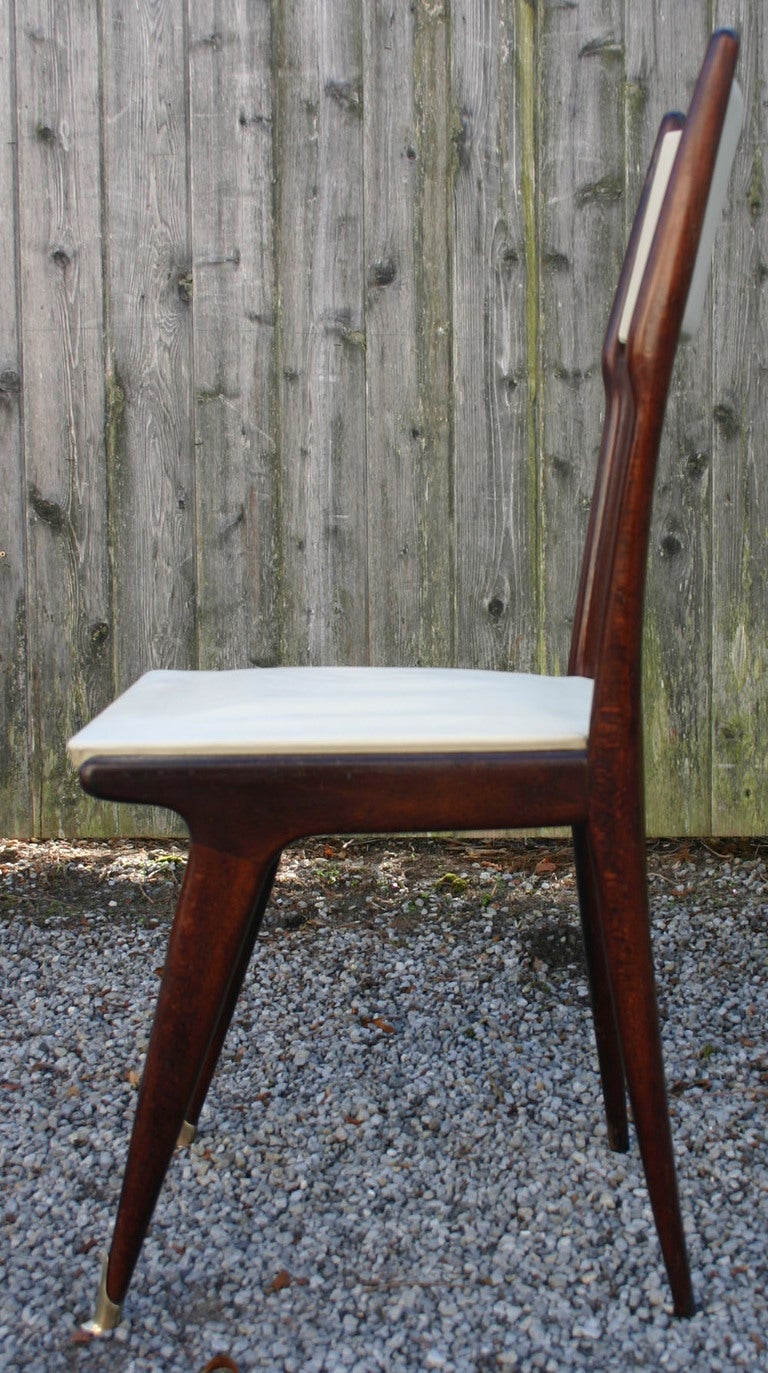 Italian Six Carlo di Carli Style Dining Chairs For Sale
