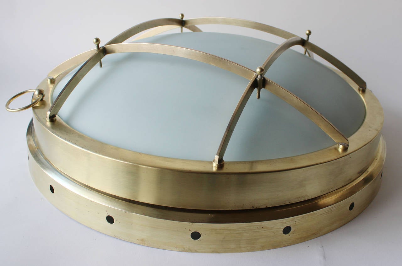 Mid-Century Modern Italian Porthole Light