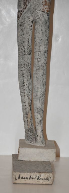 Polychromé Sculpture rare et exceptionnelle de Jean Lambert-Rucki en vente