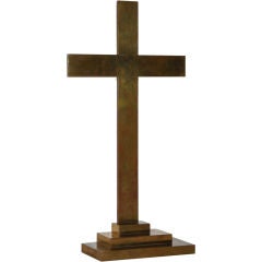 Vintage Solid Brass Crucifix