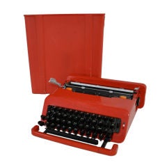 Vintage Portable Typewriter by Ettore Sottsass