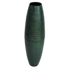 Tall Metal Vase