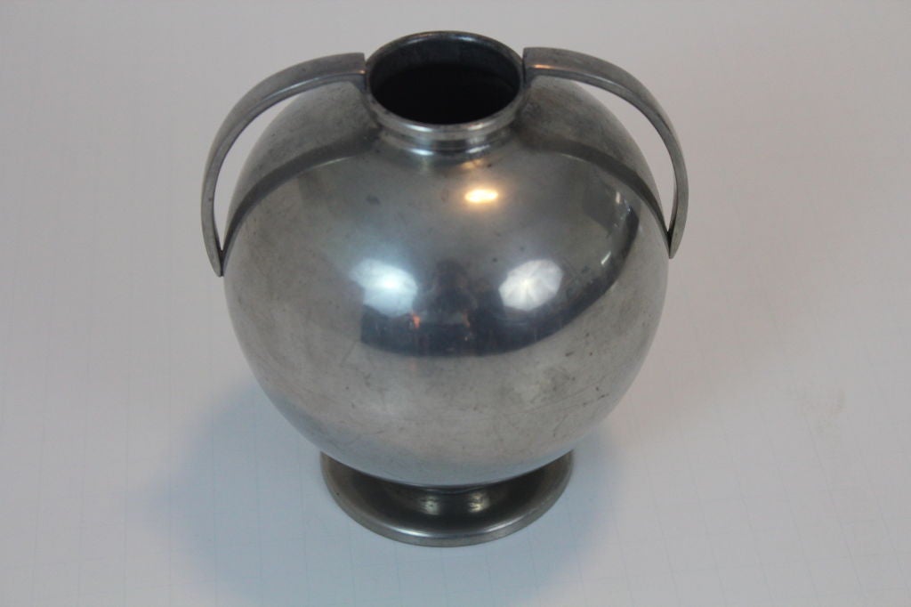 Pewter Vase - Gab, Tenn Svensk Vara In Excellent Condition In SouthPort, CT