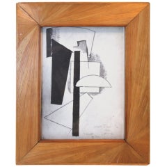 Straw Marquerty Frame After - Jean-Michel Frank