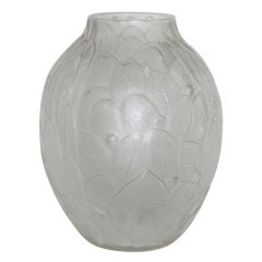 Decorative Glass Vase - Andre Hunebelle