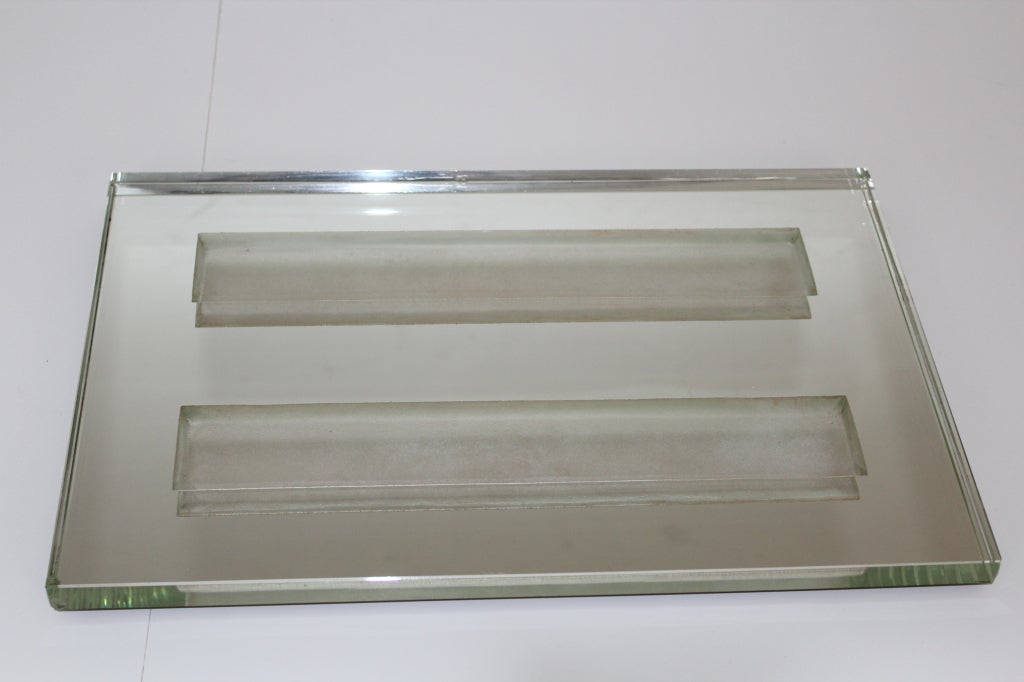 Acid-Etched Mirror Tray - Jean Luce 2
