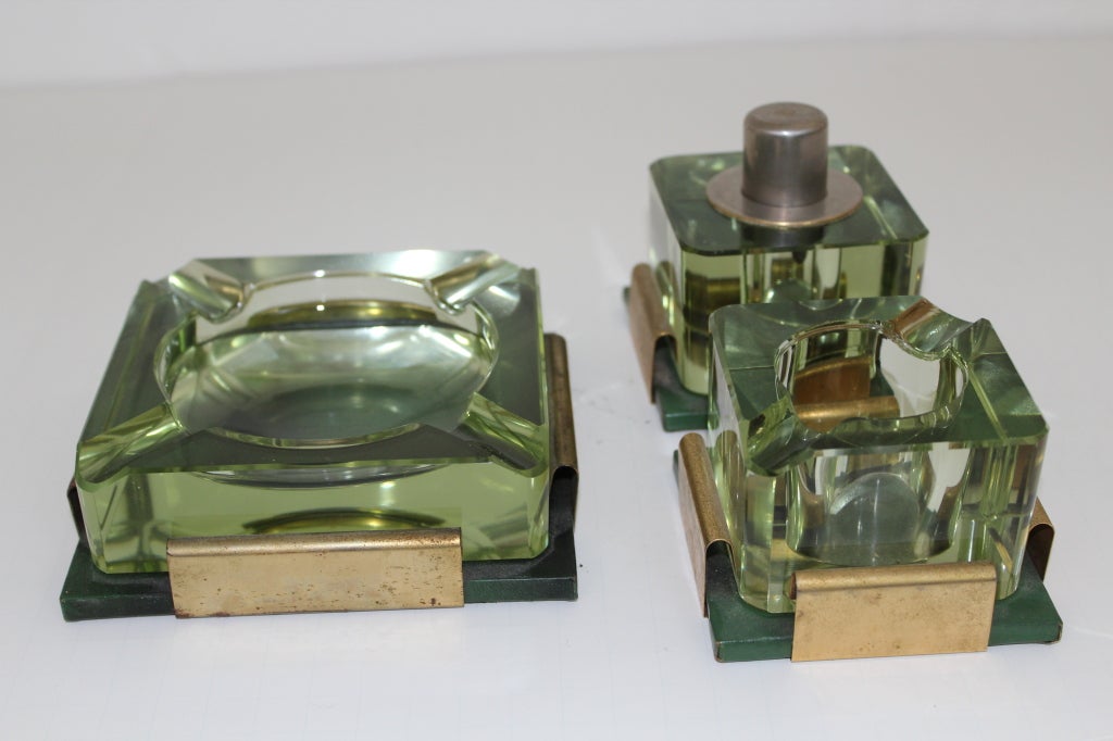 Ashtray Set - Lancel