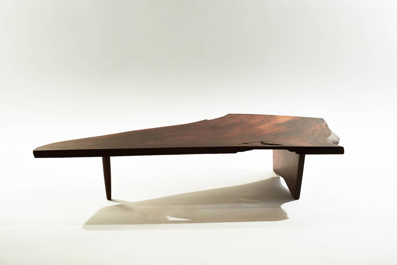 George Nakashima, Black Walnut Slab Table, USA, 1961 In Excellent Condition In New York, NY
