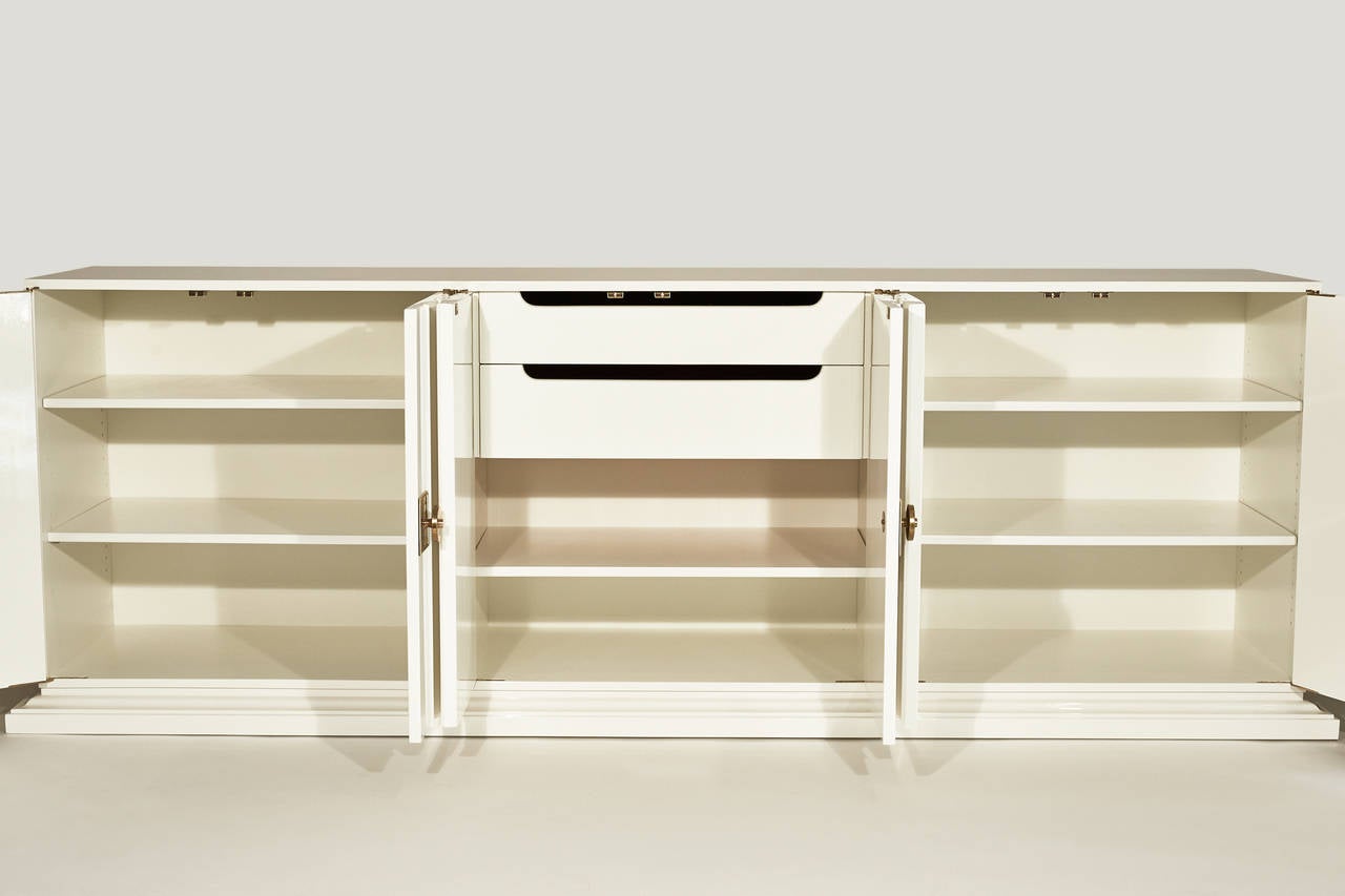 Mid-20th Century Tommi Parzinger, Lacquered Credenza, USA, circa 1950s