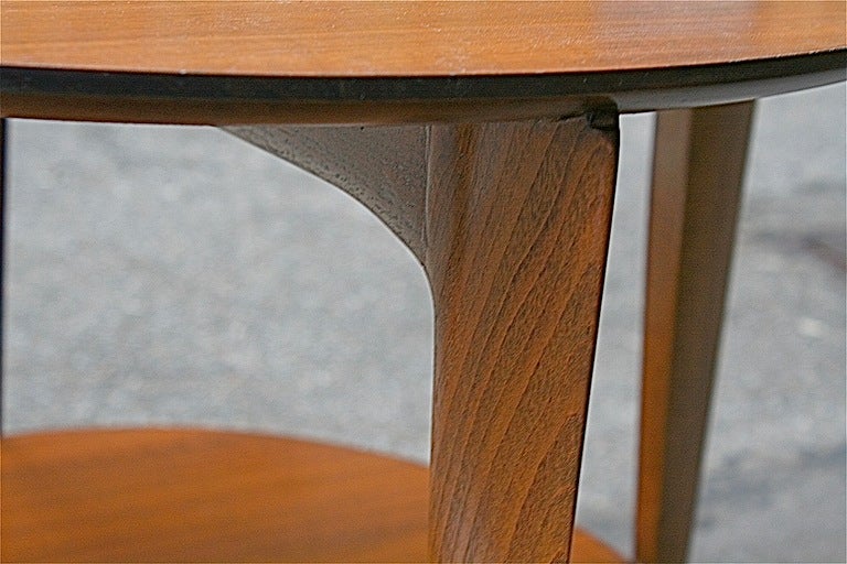 Mid-20th Century A Round Low Table by Gio Ponti for M. Singer & Sons, IT/USA, c. 1950s