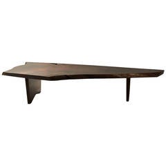 George Nakashima, Black Walnut Slab Table, USA, 1961