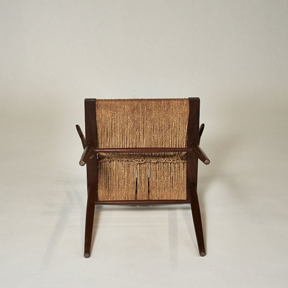 George Nakashima, Black Walnut and Woven Chair, USA, 1957 5