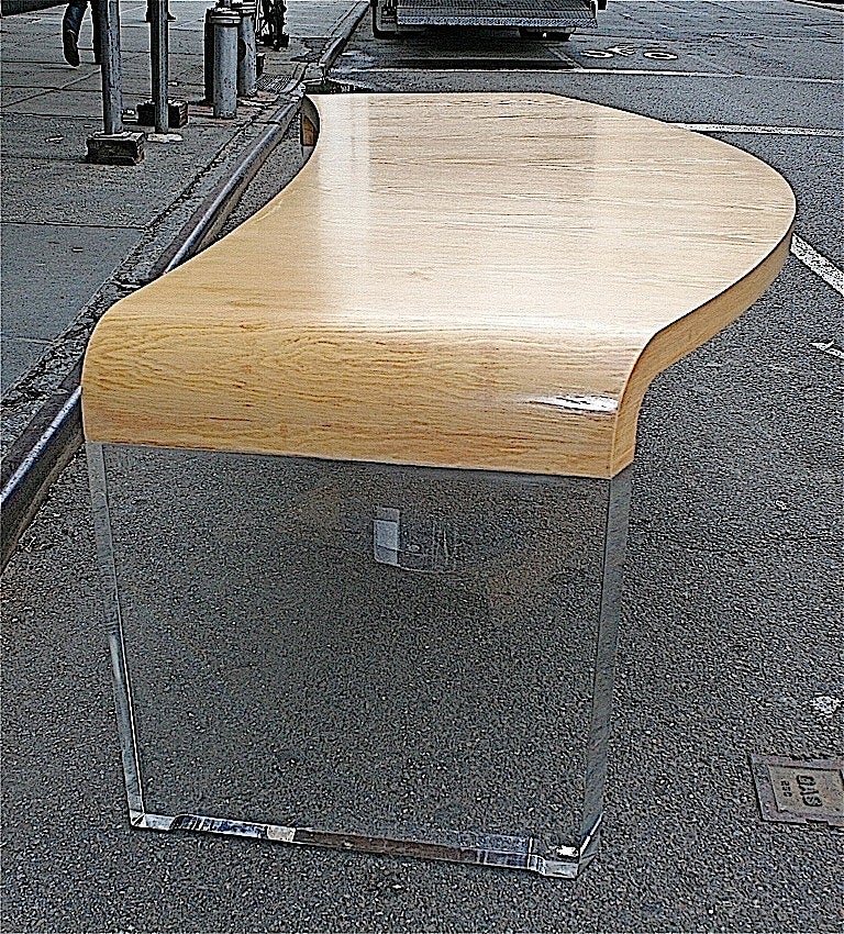 American Crescent Desk by Vladimir Kagan, USA, c. 1975