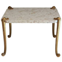 T.H. Robsjohn-Gibbings Unique Custom Marble Table, USA, circa 1962