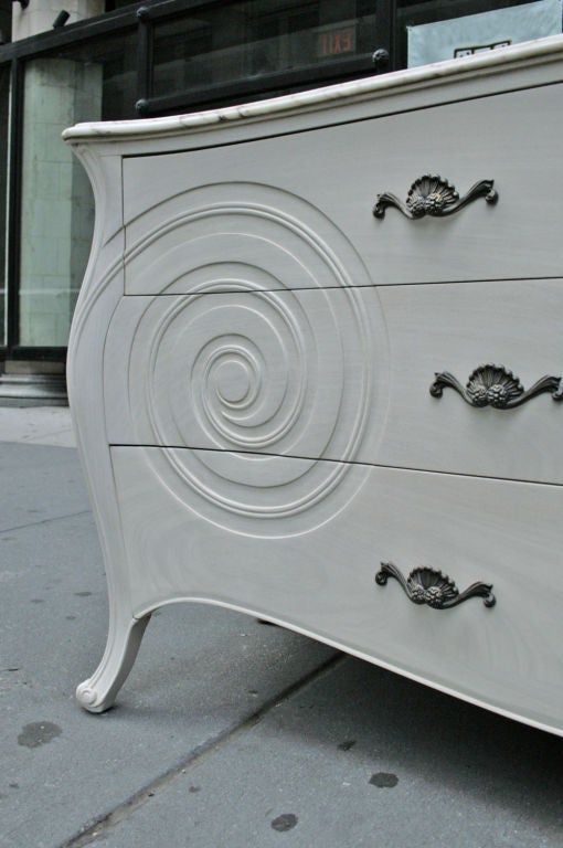 Mid-20th Century 1940s Marble-Top Dresser by Grosfeld House