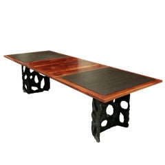 A Unique Custom Collaborative Dining Table by Paul Evans and Phillip Lloyd Powell