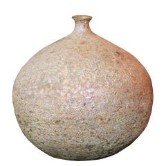 Vintage Iridescent Glazed Vase by Beatrice Wood