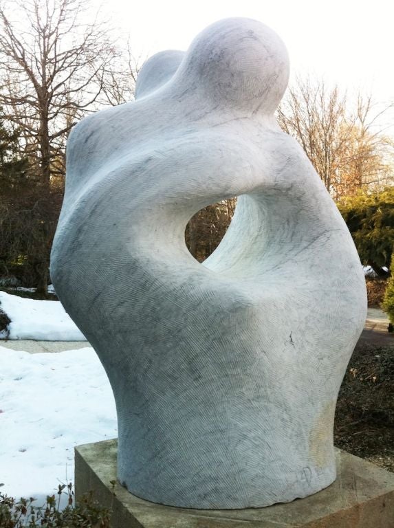 Monumental Marble Garden Sculpture by Arturo DiModica 1