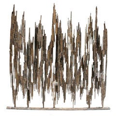 A Free-standing Bronze Sculpture/Screen by Silas Seandel